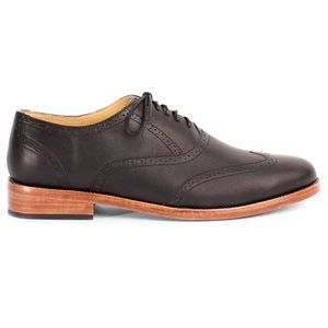 Nisolo Men's Taylor Wingtip, Noir, US 11.5